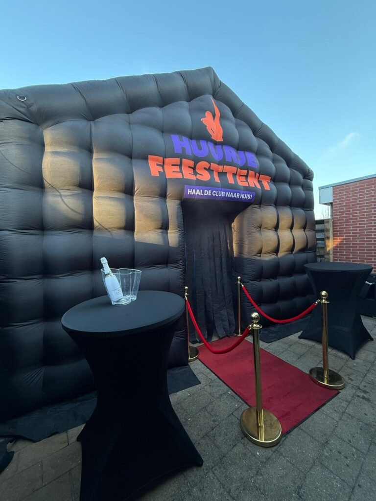 aufblasbare disco mieten