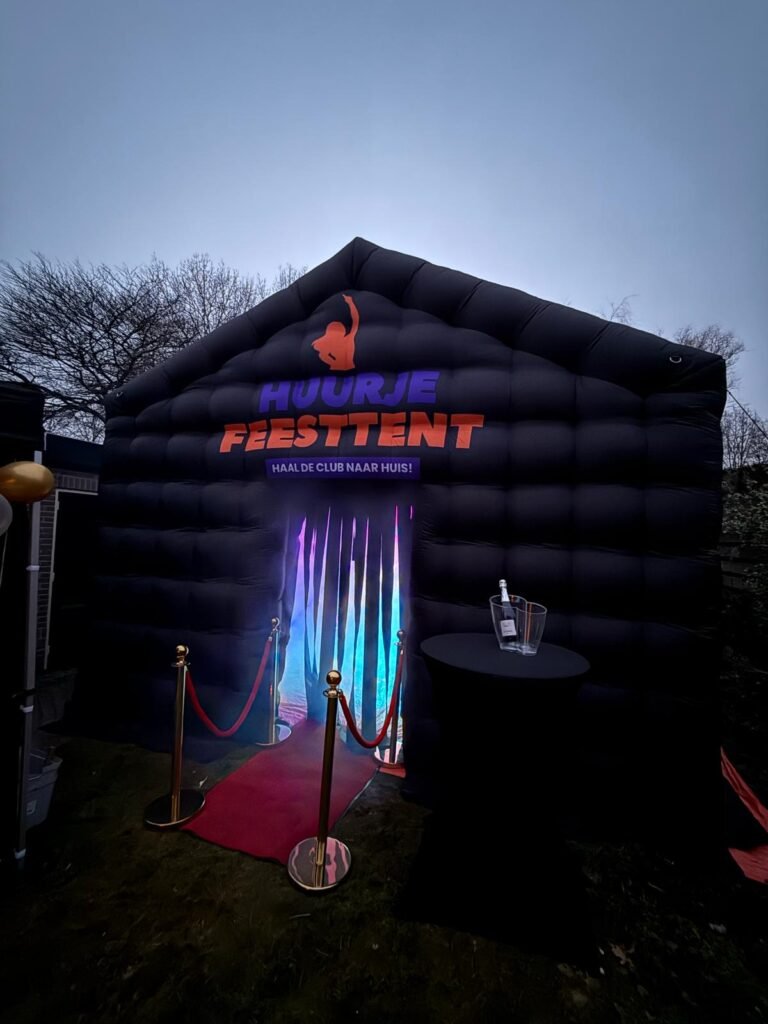 aufblasbare disco mieten